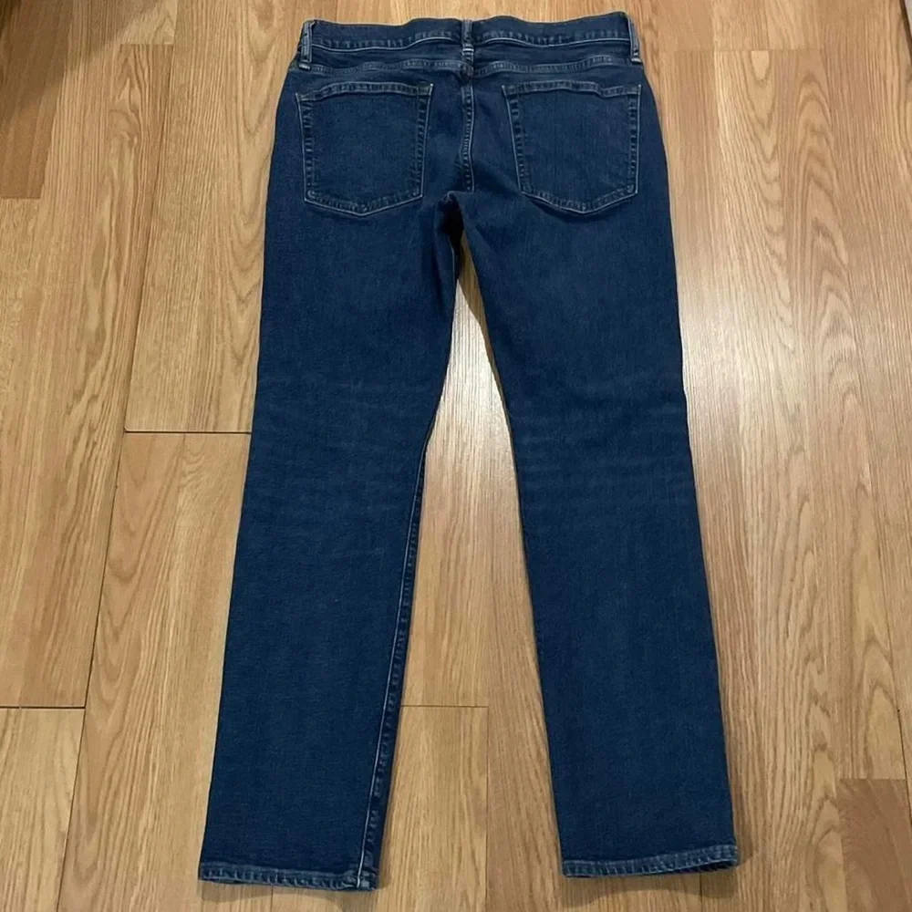 J.Crew 770 Men’s 31x30 (31x28) Straight Leg Jeans Dark Blue Denim Casual Preppy